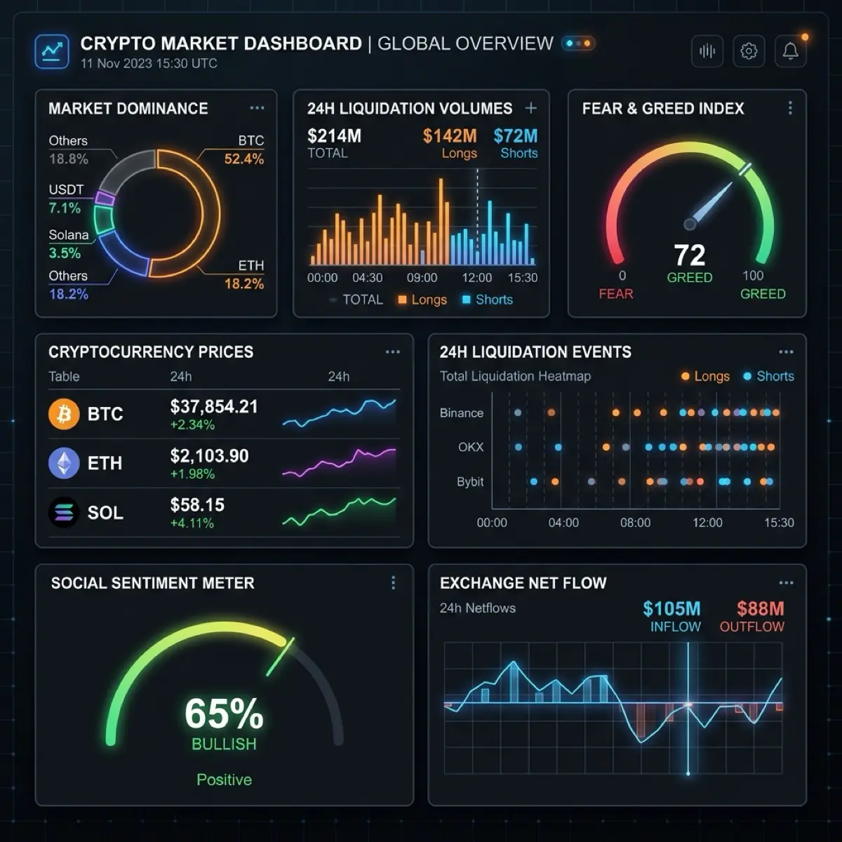加密市场情绪分析：我的自定义数据简报 RSS