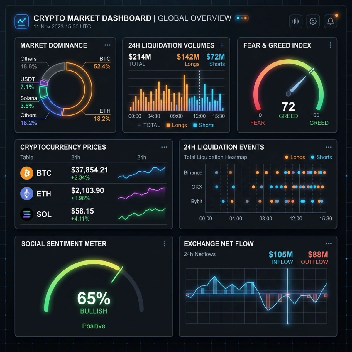 加密市场情绪分析：我的自定义数据简报 RSS