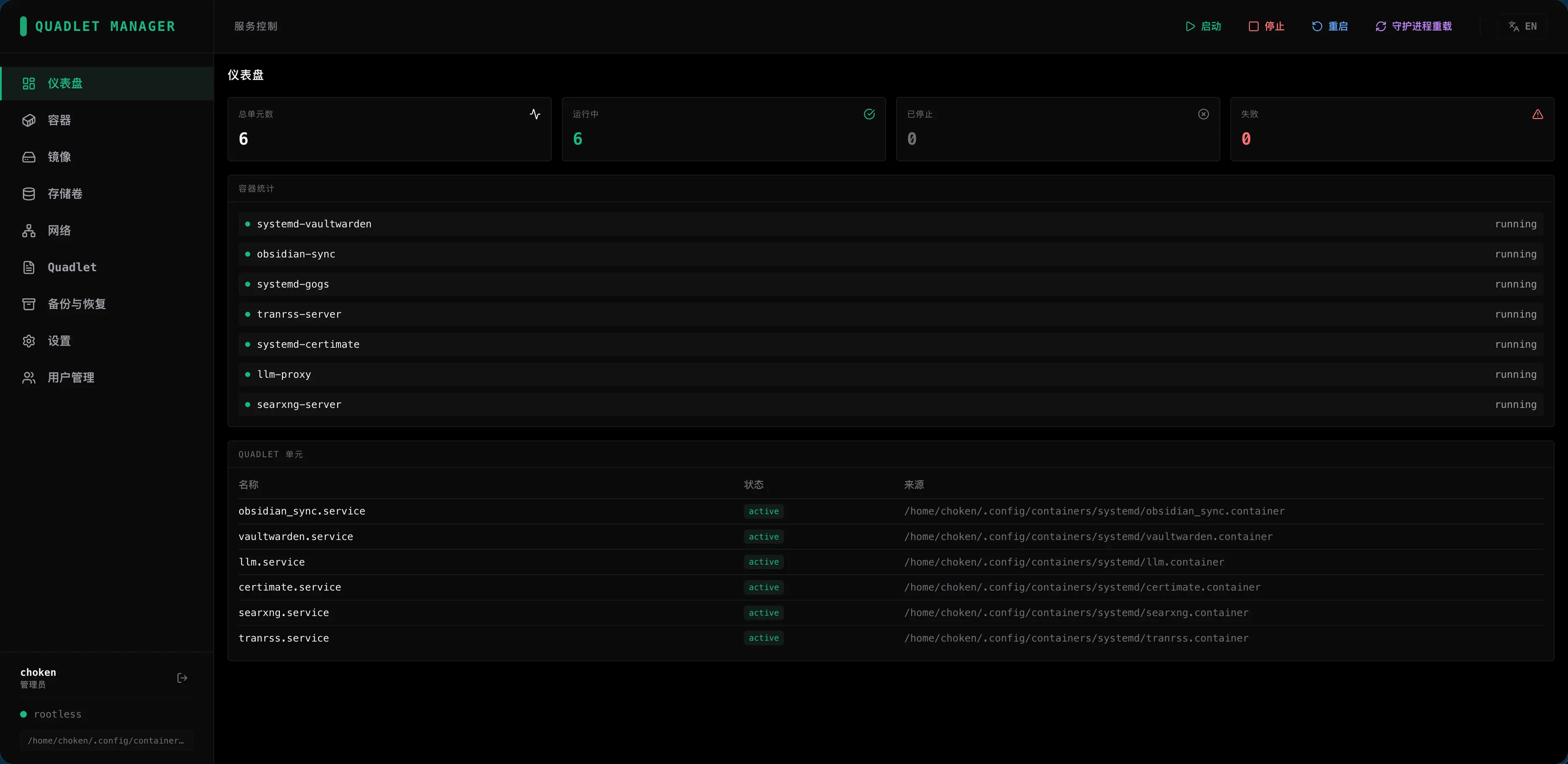 QualetManager — 全栈容器编排管理平台
